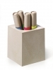 PEN HOLDER CUBO ECO beige