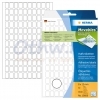 Universele etiketten Herma 10600 8x12 mm wit Movables/verwijderbaar papier mat 3840 st.