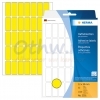 Universele etiketten Herma 2351 12x30 mm geel papier mat voor handmatige opschriften 1120 st.