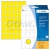 Universele etiketten Herma 2381 16x22 mm geel papier mat voor handmatige opschriften 1344 st.