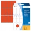 Universele etiketten Herma 2412 20x50 mm rood papier mat voor handmatige opschriften 480 st.