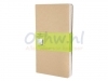 Schrift Moleskine blanco large 130x210mm kraft