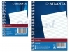 Notitieboek Atlanta 2206012600 A6 148x105mm met zijspiraal