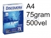 Kopieerpapier Discovery A4 75gr wit 500vel