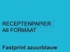 Receptpapier Fastprint A6 80gr azuurblauw 2000vel