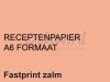 Receptpapier Fastprint A6 80gr zalm 2000vel