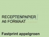 Receptpapier Fastprint A6 80gr appelgroen 2000vel