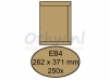 Envelop Quantore akte EB4 262x371mm bruinkraft 250stuks