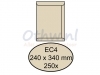 Envelop Quantore akte EC4 240x340mm cremekraft 250stuks