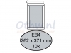 Envelop Quantore bordrug EB4 262x371mm zelfkl. wit 10stuks