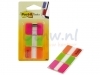 Indextabs 3M Post-it 686PGO strong roze/groen/oranje