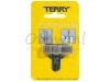 Terry Clip tbv 3 pennen/potlood zilverkleurig