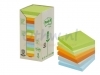 Memoblok 3M Post-it 654-1RPT 76x76mm 16 stuks recycled ass.