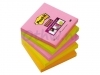 Memoblok 3M Post-it 654-SN Super Sticky 76x76mm neon kleuren