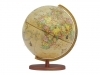 Globe Columbus Renaissance houten voet 30cm 603016/H