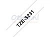 Labeltape Brother P-touch TZES231 12mm zwart op wit