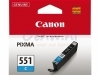 Inkcartridge Canon CLI-551 blauw