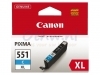 Inkcartridge Canon CLI-551XL blauw HC