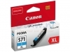 Inkcartridge Canon CLI-571XL HC blauw