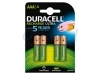 Batterij oplaadbaar Duracell 4xAAA 850mAh Ultra