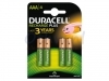 Batterij oplaadbaar Duracell 4xAAA 750mAh Plus