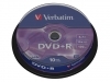 DVD+R Verbatim 4,7GB 16X spindel 10stuks