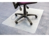 Stoelmat Floortex PVC 120x150cm voor zachte vloeren