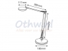 Bureaulamp Hansa ledlamp 4you aluminium