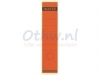 Rugetiket Leitz 1640 61x285mm zelfklevend rood