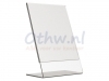 Tafel folderstandaard Opus2 A5 staand glashelder