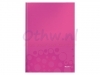 Notitieboek Leitz WOW A4 gelinieerd roze