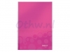 Notitieboek Leitz WOW A5 gelinieerd roze