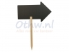 Krijtbord Securit pijl 73x45cm met houten pin