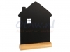 Krijtbord Securit huis 33x21x6cm houten voet