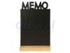 Krijtbord Securit memo 35x21x6cm houten voet