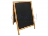 Stoepbord Securit 55x85x5cm mahonie hout