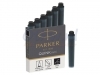 Inktpatroon Parker Quink mini tbv Parker esprit zwart