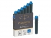 Inktpatroon Parker Quink mini tbv Parker esprit blauw