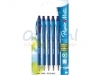 Balpen Papermate Flexgrip Ultra blauw medium 5 stuks blister