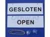 Infobord open/gesloten 100 x 300 mm