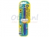 Balpen Papermate Inkjoy 100Cap Stylus blister groen en paars