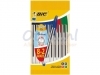 Balpen Bic Cristal assorti medium blister à 8+2 gratis