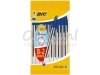 Balpen Bic Cristal blauw medium blister à 8+2 gratis