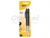 Balpen Bic M10 zwart medium blister à 2st