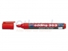 Viltstift edding 363 whiteboard beitel rood 1.5-5mm