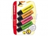 Markeerstift Stabilo Boss assorti 4stuks op blister