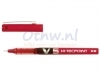 Rollerpen Pilot Hi-Tecpoint V5 rood 0.3mm