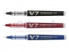 Rollerpen Pilot begreen Hi-Tecpoint V7 0,4mm zwart