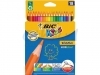 Crayons Couleur BIC Kids Evolution 18 couleurs assorti