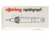 Tekenkop Rotring 755070 rapidograph 0.70mm blauw